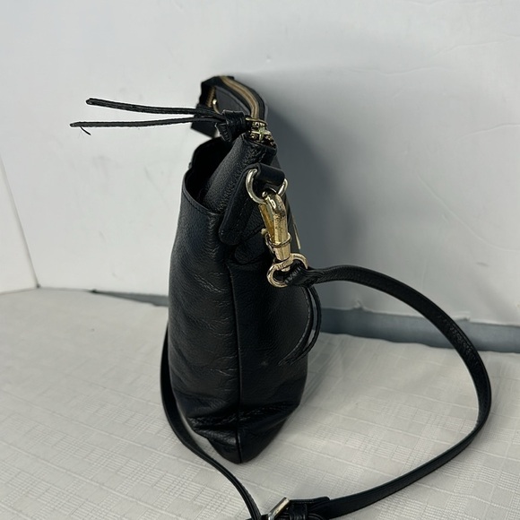 Kooba Crossbody Pebbled Textured Black Leather - Picture 4 of 9